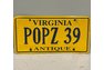 Virginia Antique License Plate