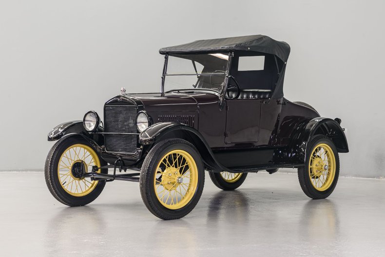 #028.12 FORD MODEL T 1926-1927 Fiche Auto Classic Car card 