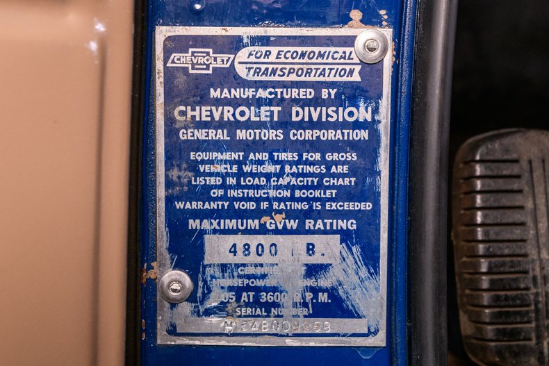1954 Chevrolet 3100 Panel Truck 61