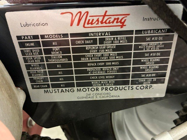 1959 Mustang Stallion Model 8 15