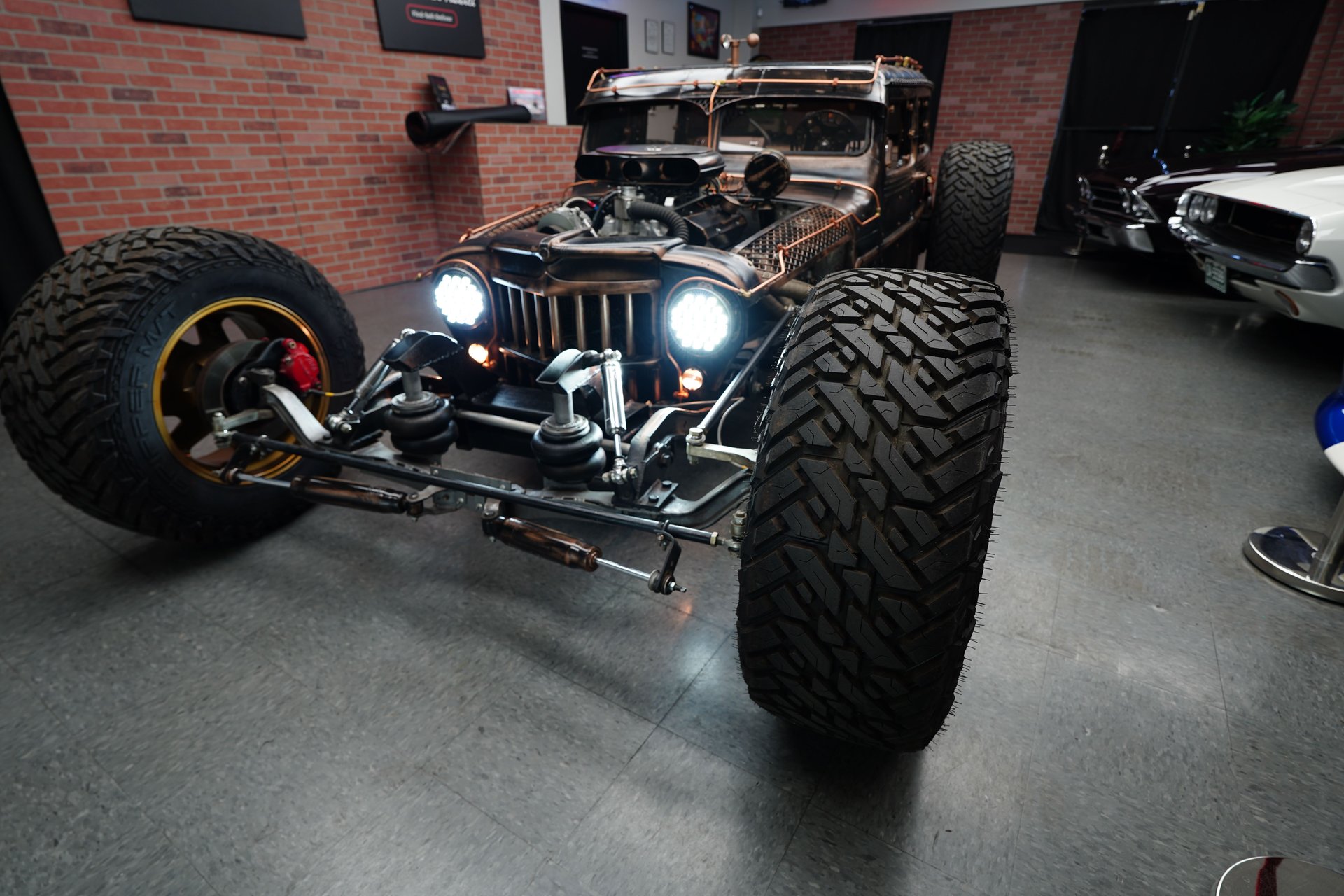 1961 willys jeep wagon custom rat rod