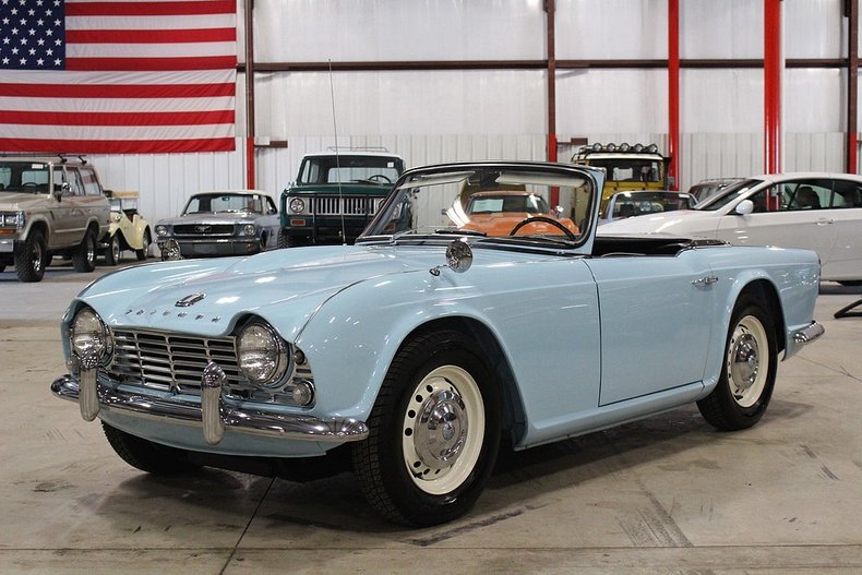 Image result for pics of tr4 in powder blue