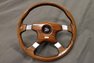 "Wood MOMO Steering Wheel with Hub"