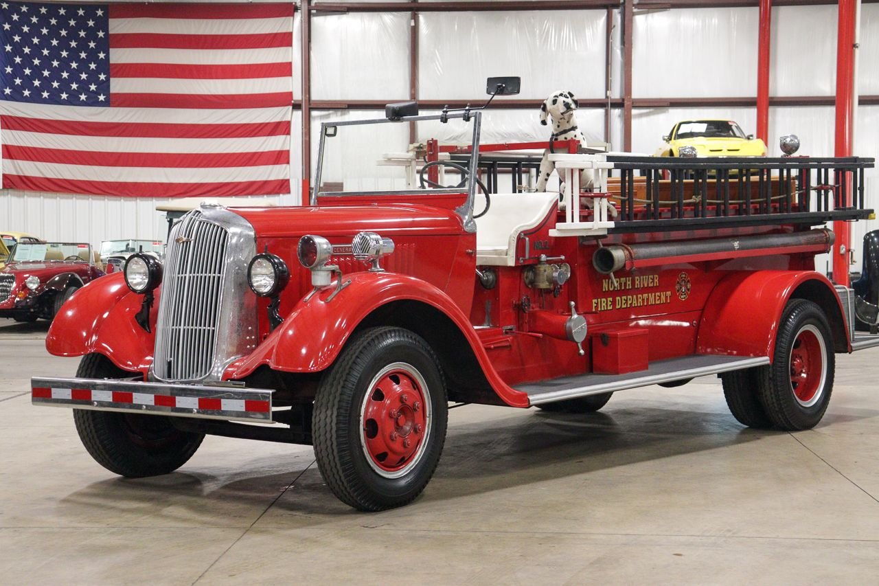 1936 dodge fire engine k 61v 3 ton truck