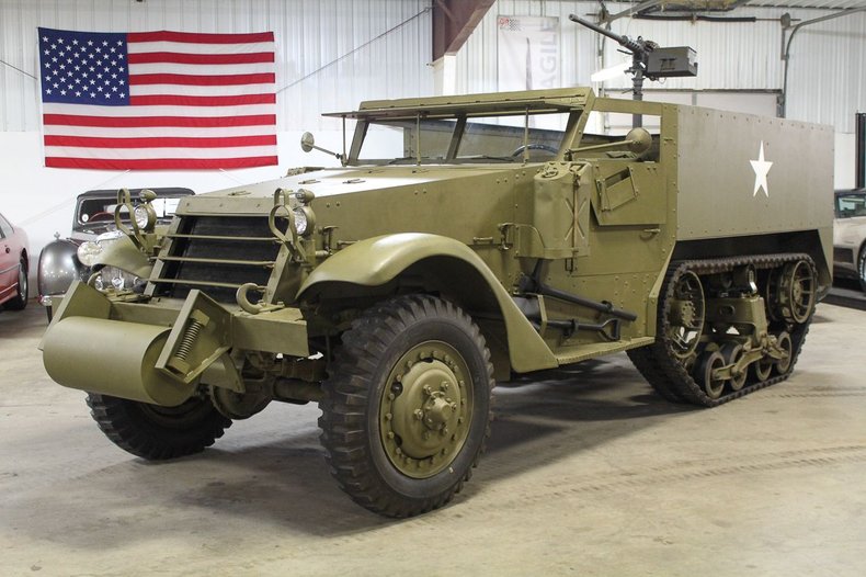 1942 white motor company half track troop carrier
