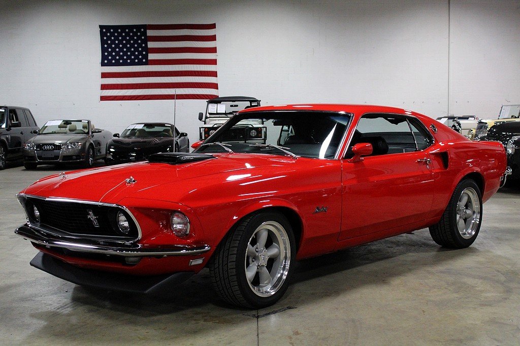 1969 ford mustang sports roof cobra jet