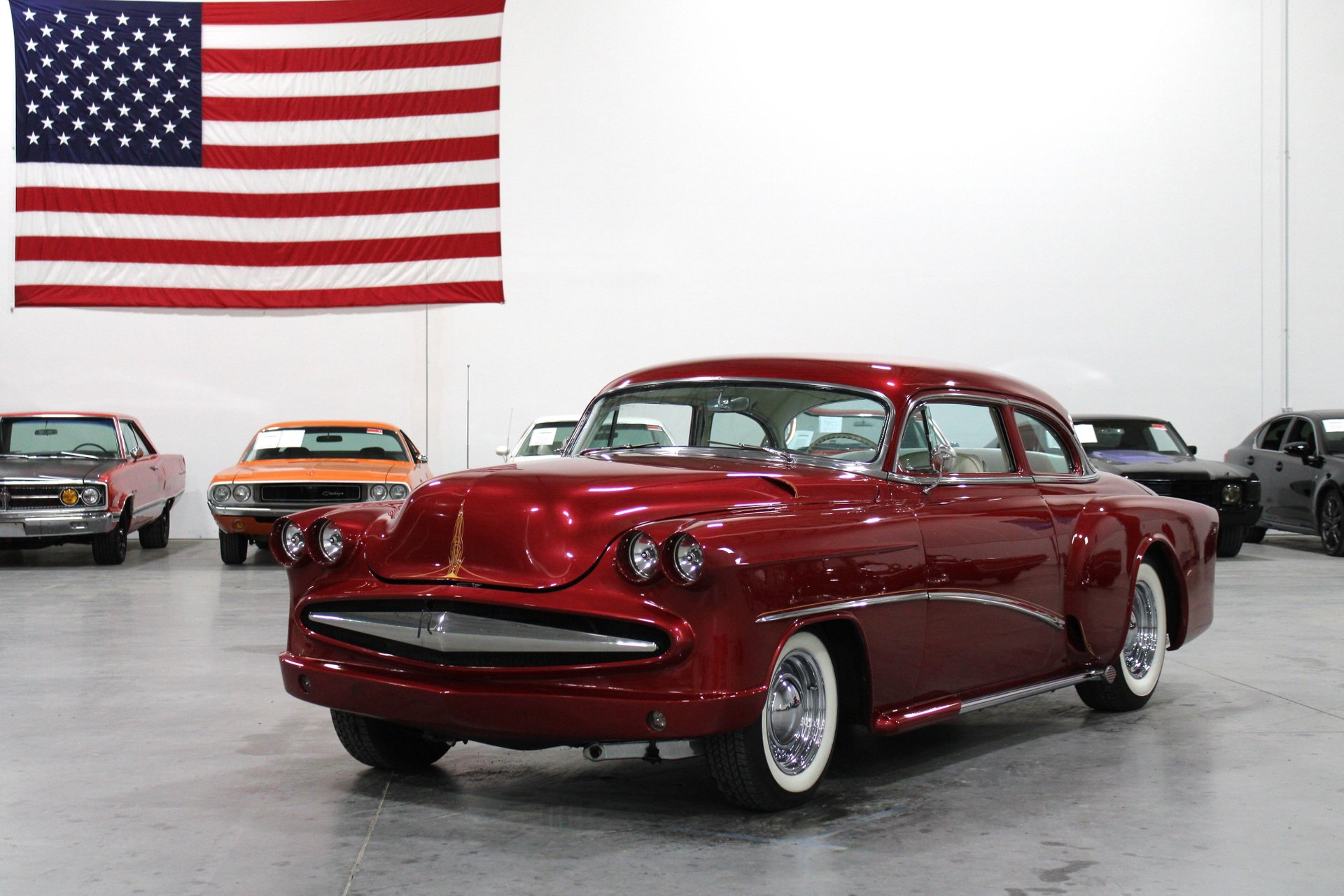 1954 chevrolet bel air custom coupe with trailer