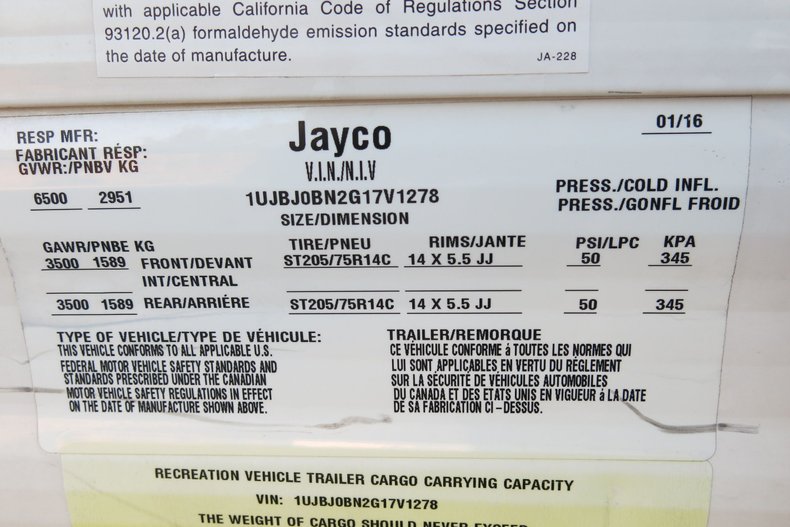 Jayco SLH Vehicle