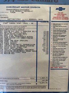 1974 Chevrolet Camaro Z28 3