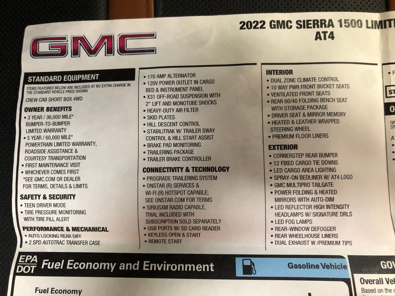 For Sale 2022 GMC Sierra