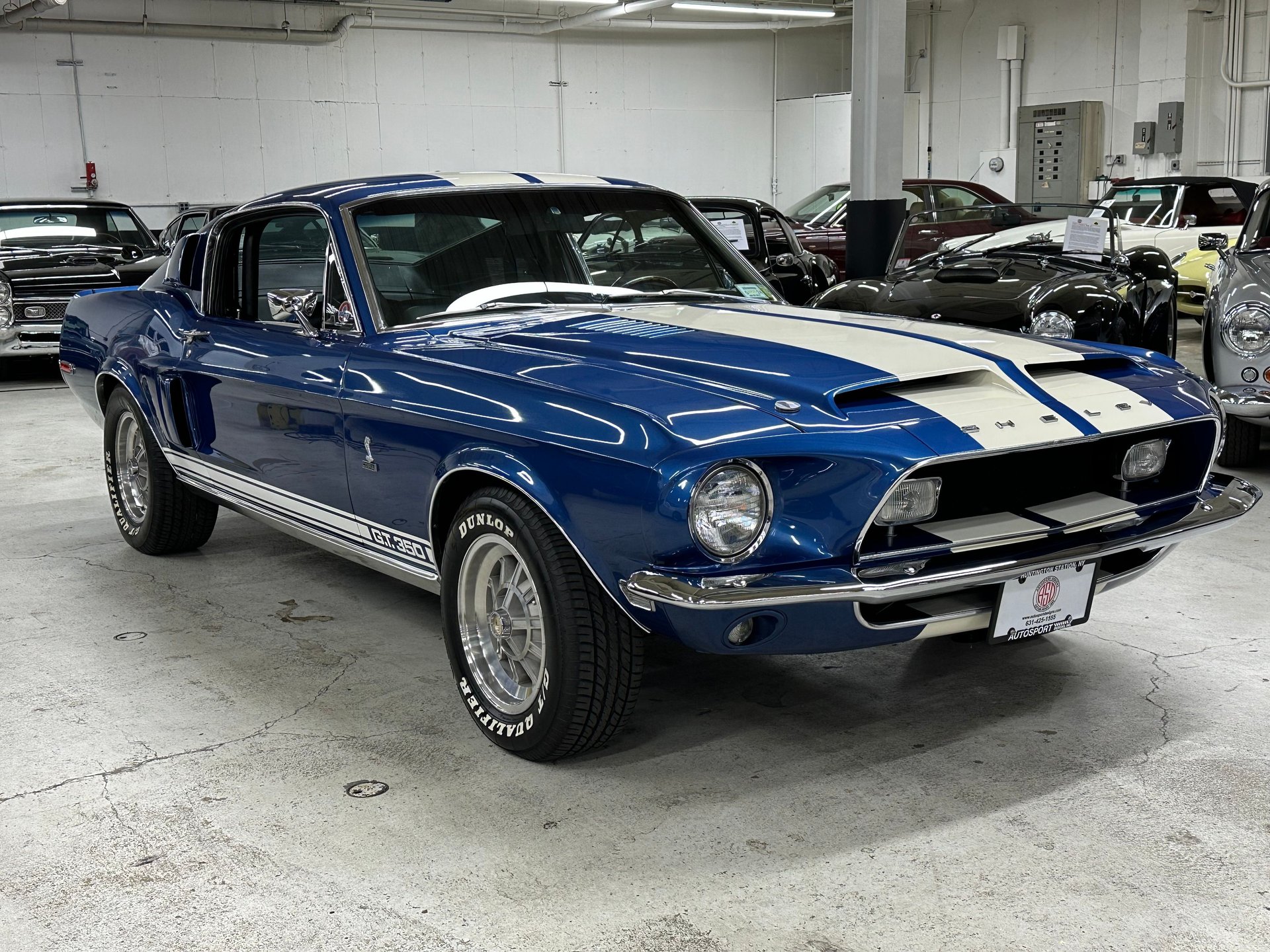Blue 1968 Mustang Shelby
