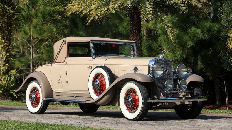 For Sale 1931 Cadillac V-12 Fleetwood Convertible Coupe