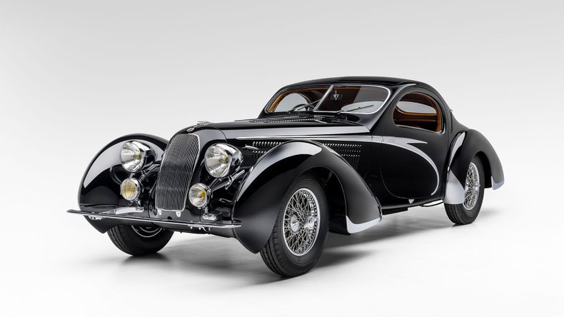 Broad Arrow Auctions | 1938 Talbot-Lago T150 C Lago Spéciale Figoni et Falaschi Teardrop Coupé