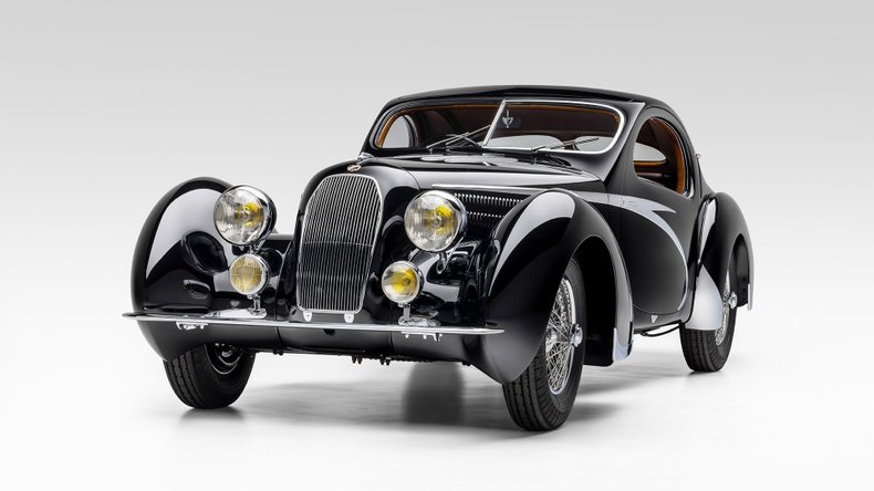 Broad Arrow Auctions | 1938 Talbot-Lago T150 C Lago Spéciale Figoni et Falaschi Teardrop Coupé