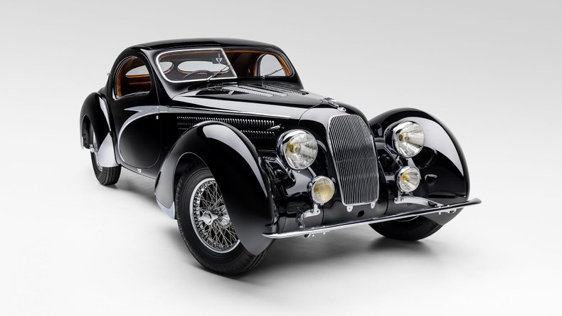 Broad Arrow Auctions | 1938 Talbot-Lago T150 C Lago Spéciale Figoni et Falaschi Teardrop Coupé