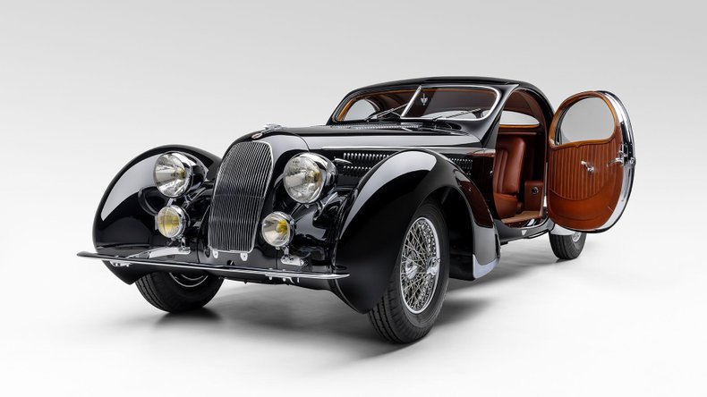 Broad Arrow Auctions | 1938 Talbot-Lago T150 C Lago Spéciale Figoni et Falaschi Teardrop Coupé