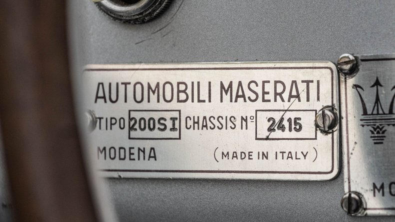 Broad Arrow Auctions | 1957 Maserati 200Si by Fantuzzi