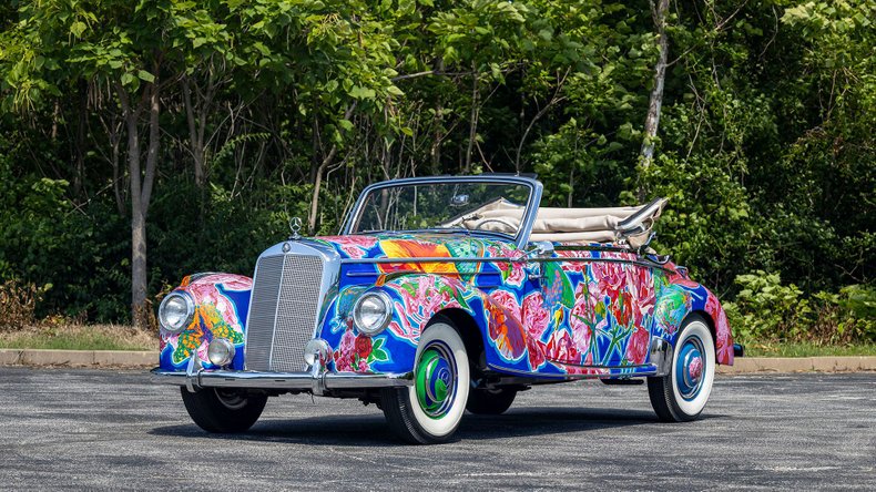 Broad Arrow Auctions | 1952 Mercedes-Benz 220 Cabriolet A “Butterflies & Roses”