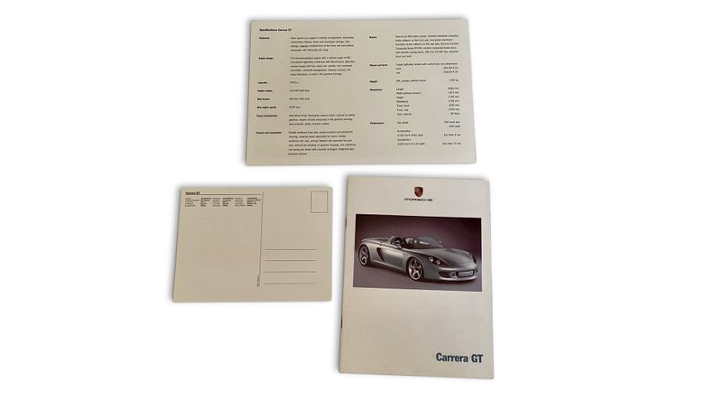 For Sale Porsche Carrera GT Paris 2000 Debut Set