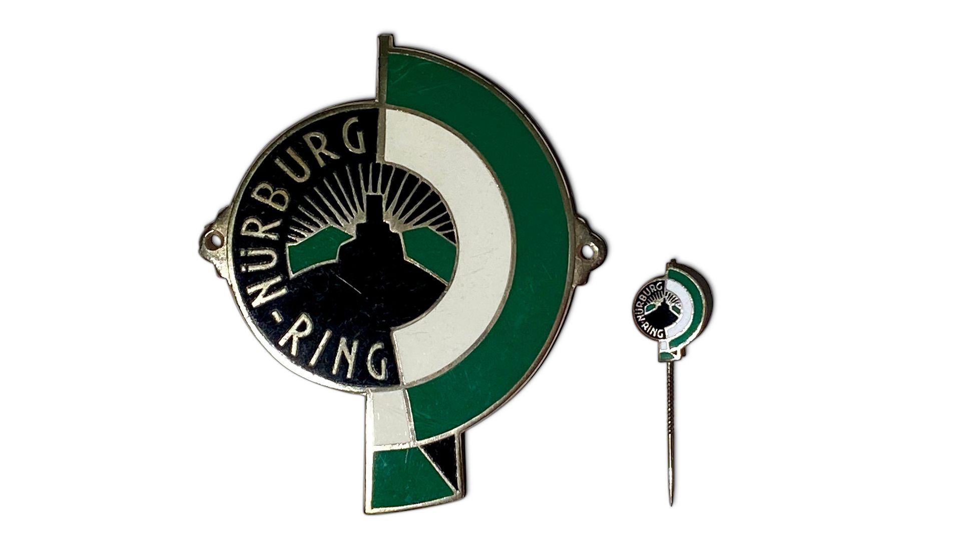 For Sale 1950s Nürburgring Badge and Stick Pin