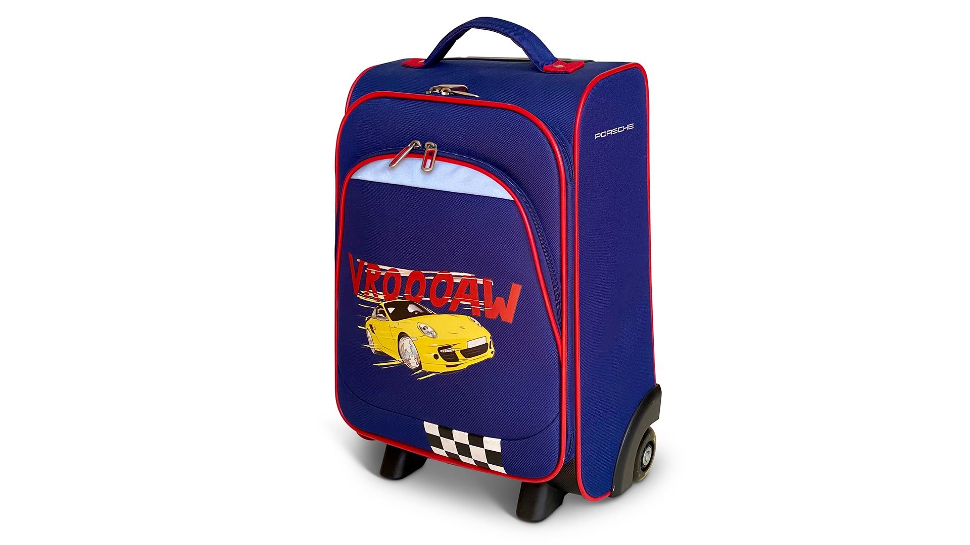 For Sale Children's 911 Turbo Vroooaw Luggage Set and Porsche Museum Safety Vest