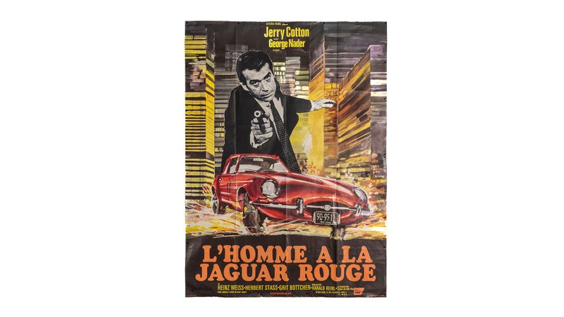 Broad Arrow Auctions | L'Homme A La Jaguar Rouge Poster