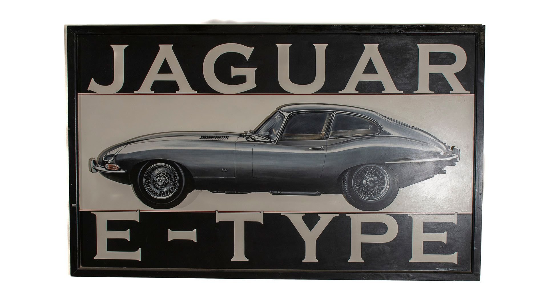 Broad Arrow Auctions | Jaguar E-Type Framed Artwork