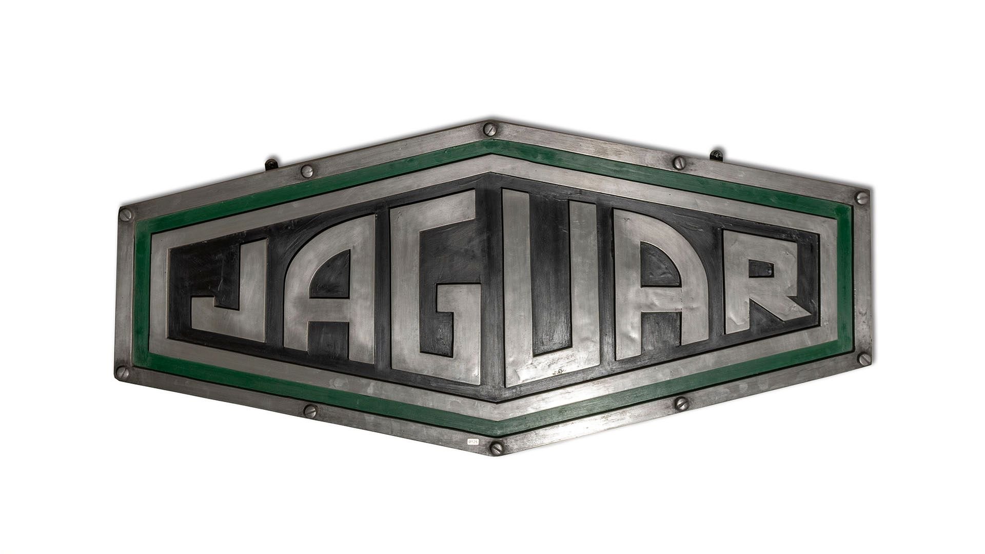 Broad Arrow Auctions | Jaguar Garage Display Sign