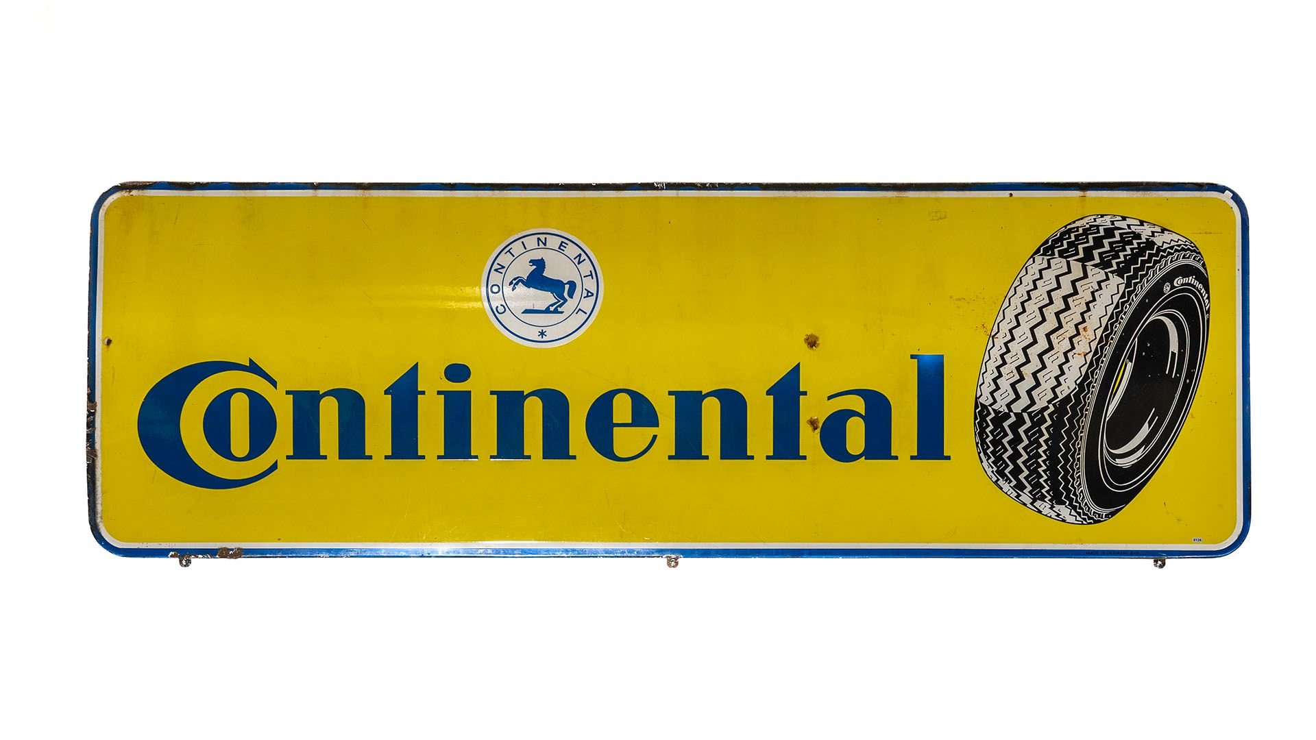 Broad Arrow Auctions | Continental Tyres Enamel Sign