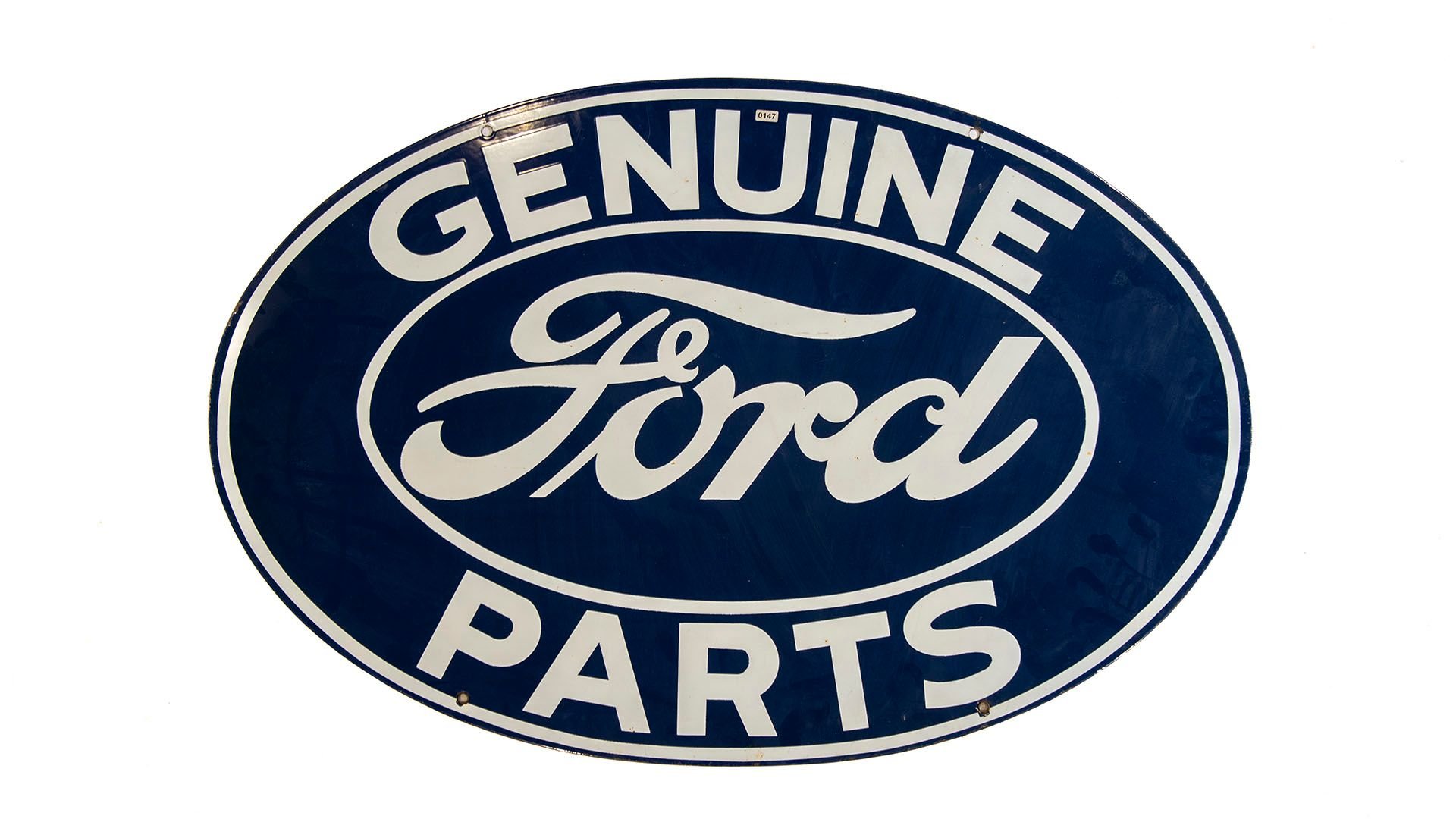 Broad Arrow Auctions | Genuine Ford Parts Enamel Sign