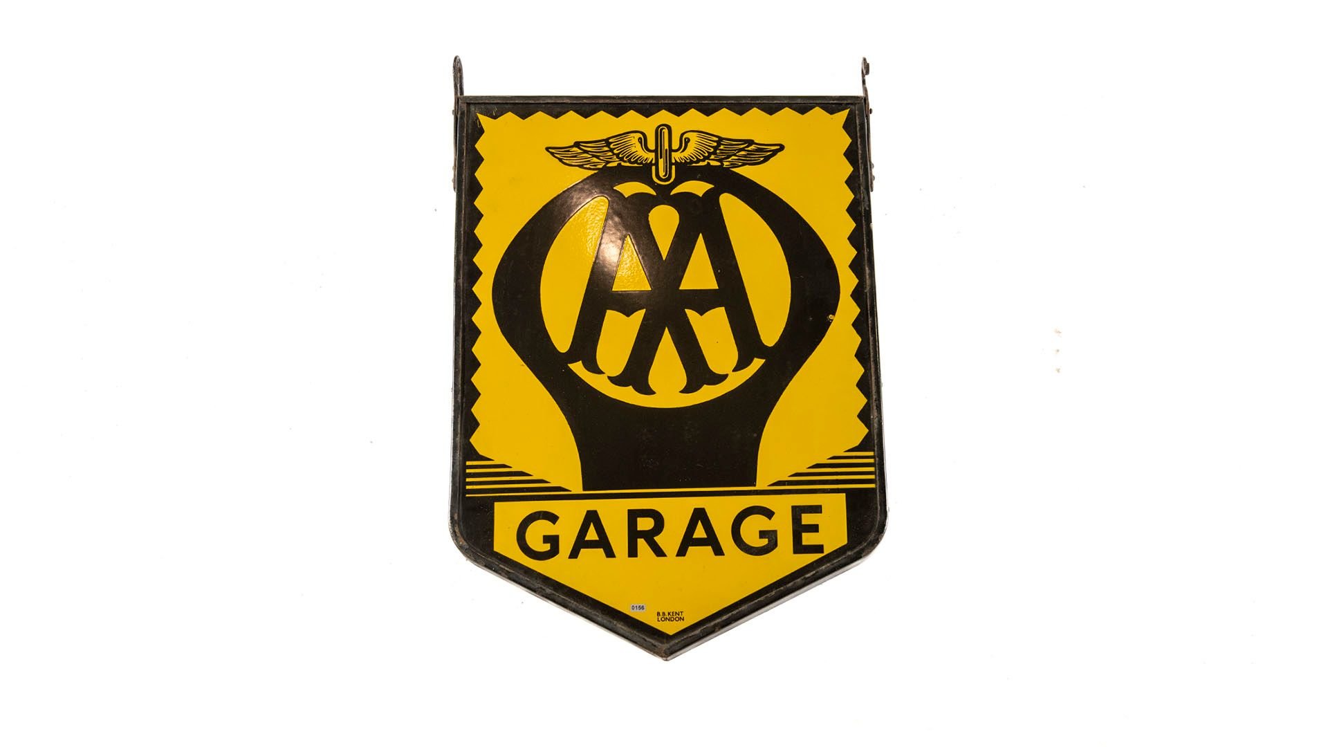 Broad Arrow Auctions | AA Garage Enamel Sign