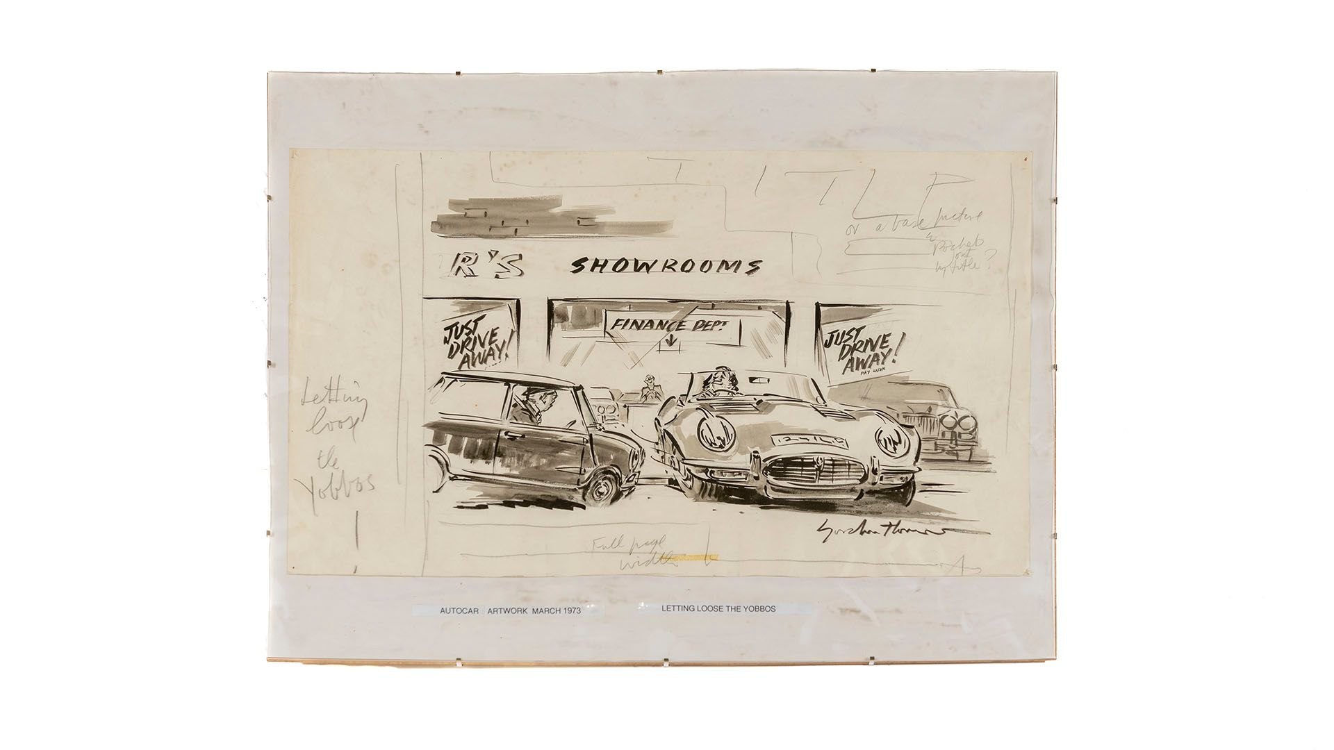 Broad Arrow Auctions | Autocar Magazine Original Artwork 1973
