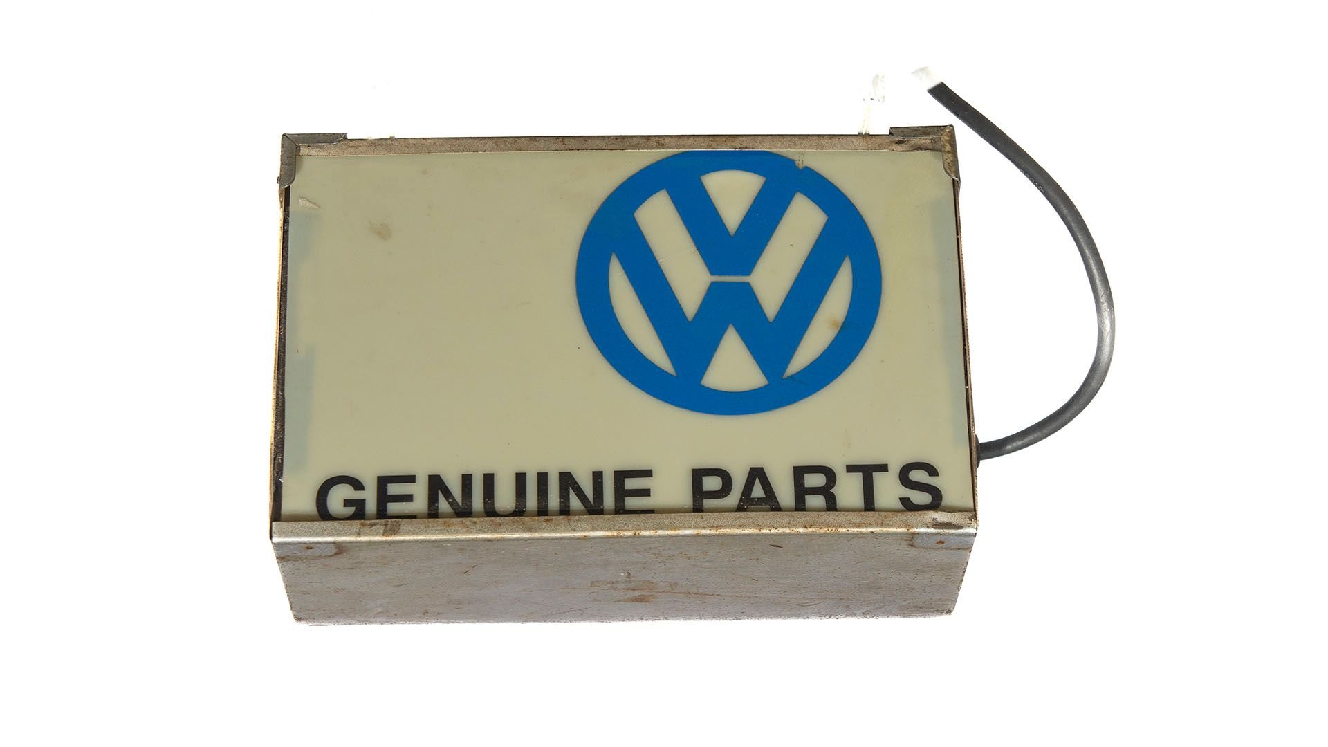 Genuine VW Parts Illuminated Sign | The Online Petroliana Auction ...