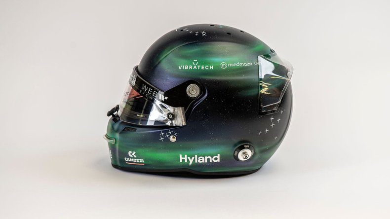 Broad Arrow Auctions | Valtteri Bottas 2024 Signed Original Kick Sauber Helmet