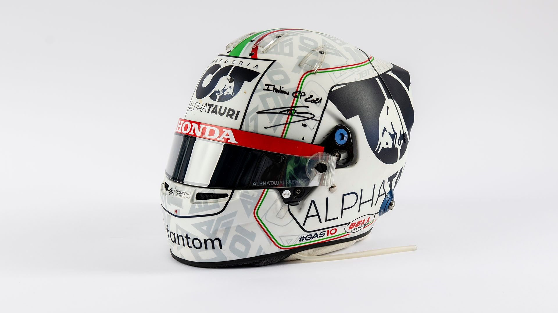 Broad Arrow Auctions | Pierre Gasly 2021 Signed Original Toro Rosso Helmet