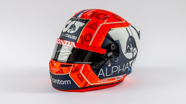 Broad Arrow Auctions | Pierre Gasly 2021 Signed Replica Toro Rosso Helmet