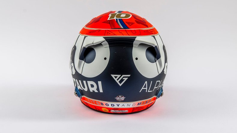 Broad Arrow Auctions | Pierre Gasly 2021 Signed Replica Toro Rosso Helmet