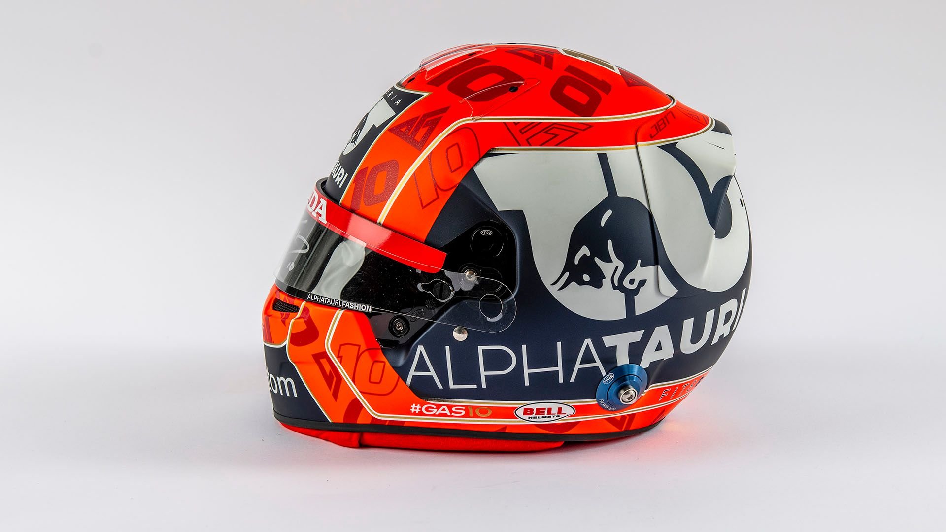 Broad Arrow Auctions | Pierre Gasly 2021 Signed Replica Toro Rosso Helmet