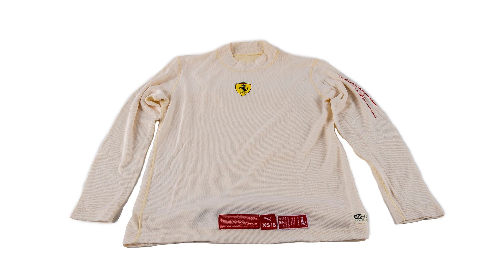 Broad Arrow Auctions | Charles Leclerc 2021 Original Ferrari Nomex Vest