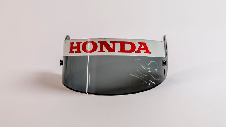 Broad Arrow Auctions | Jenson Button 2004 Signed Original Honda Helmet Visor