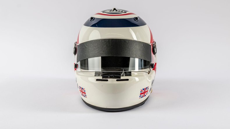 Broad Arrow Auctions | Nigel Mansell 2004 Original Helmet