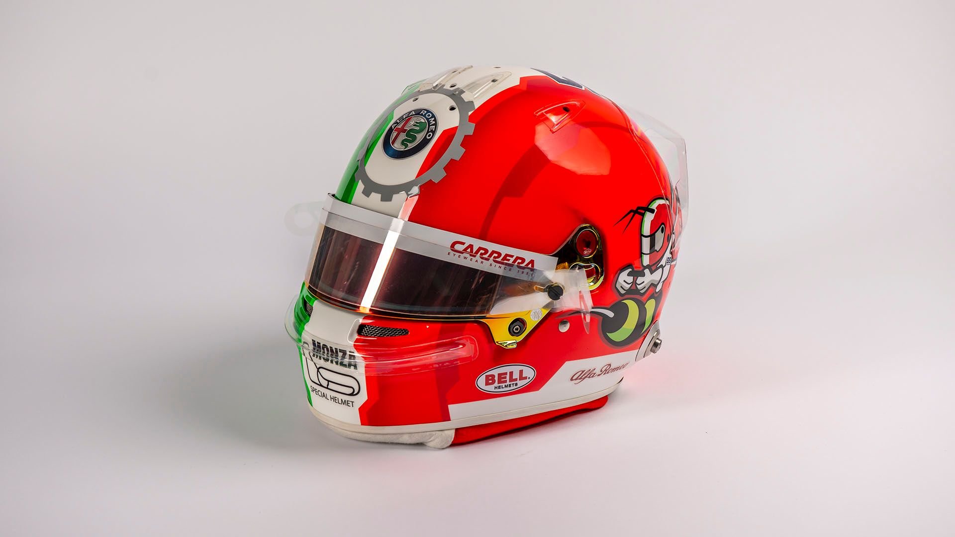 Broad Arrow Auctions | Antonio Giovinazzi 2019 Original Alfa Romeo Media Helmet