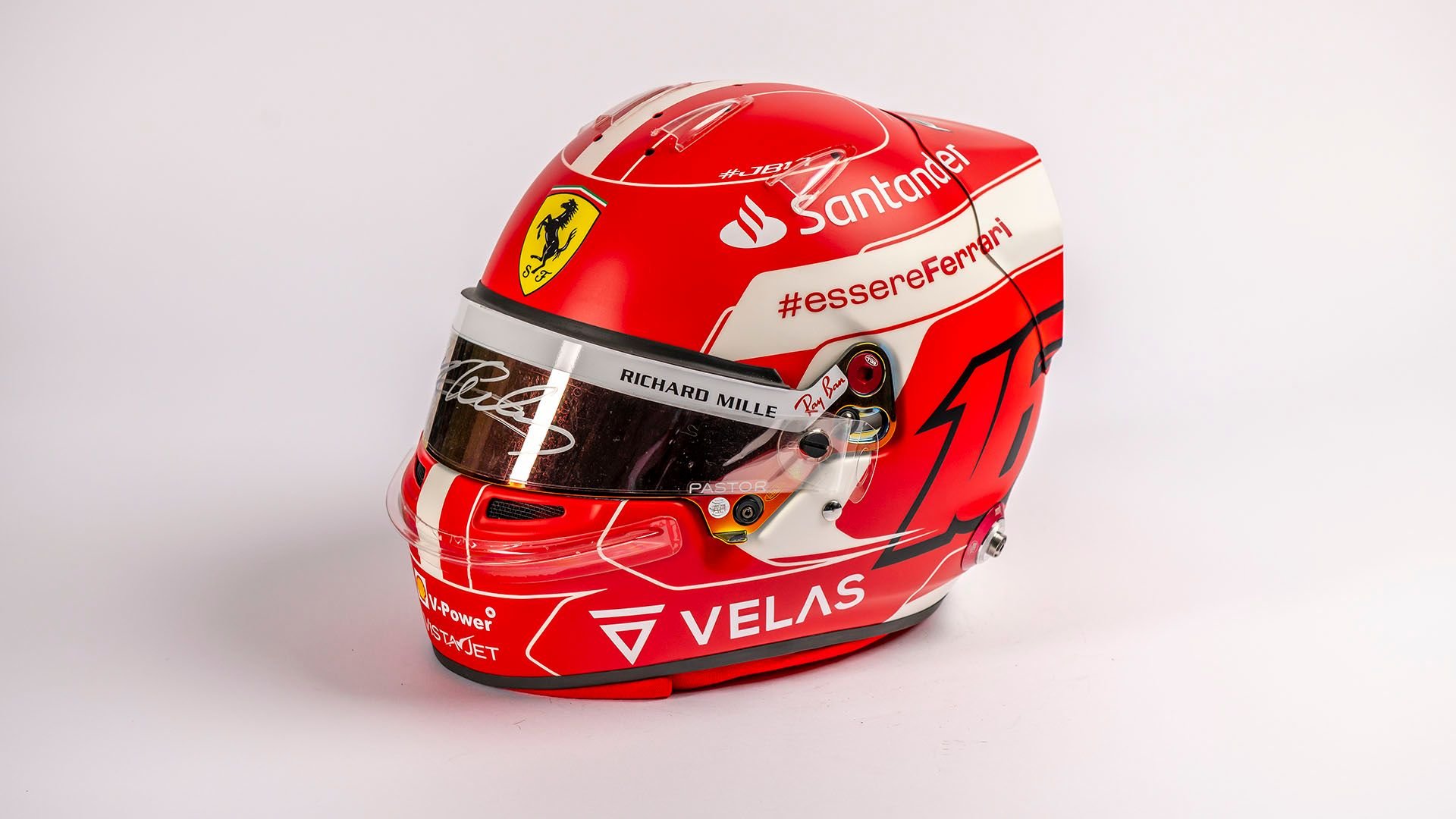 Broad Arrow Auctions | Charles Leclerc 2022 Ferrari Signed Official Replica Helmet