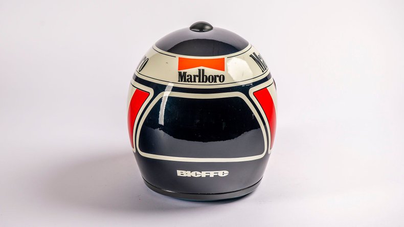 Broad Arrow Auctions | Gerhard Berger 1993 Signed Original Ferrari Helmet