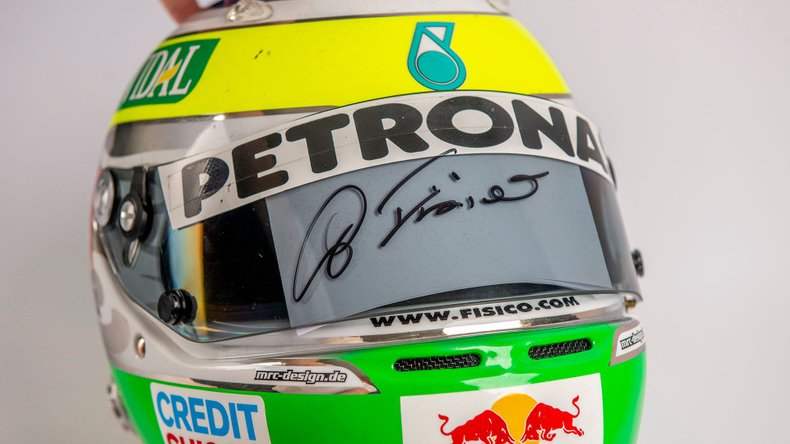 Broad Arrow Auctions | Giancarlo Fisichella 2004 Original Sauber Helmet Signed Canada 2004 by the Driver