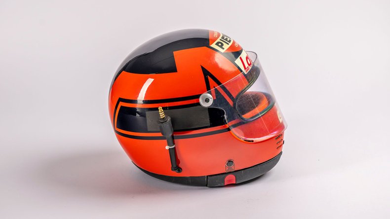 Broad Arrow Auctions | Gilles Villeneuve 1982 Ferrari Zolder Replica Helmet