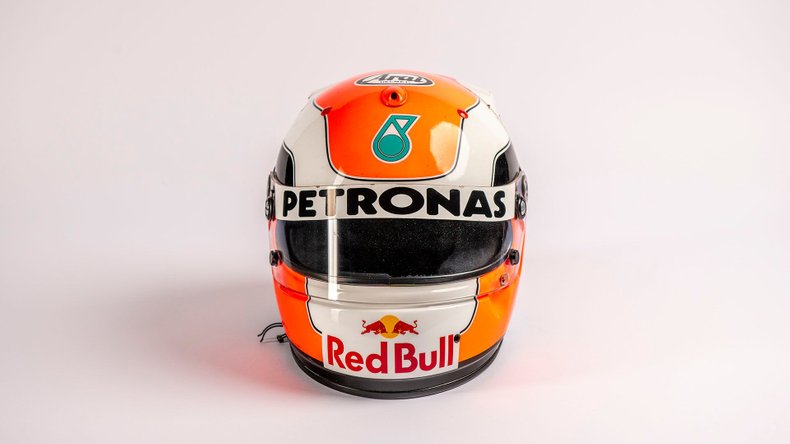 Broad Arrow Auctions | Johnny Herbert 1997 Signed Original Sauber Helmet