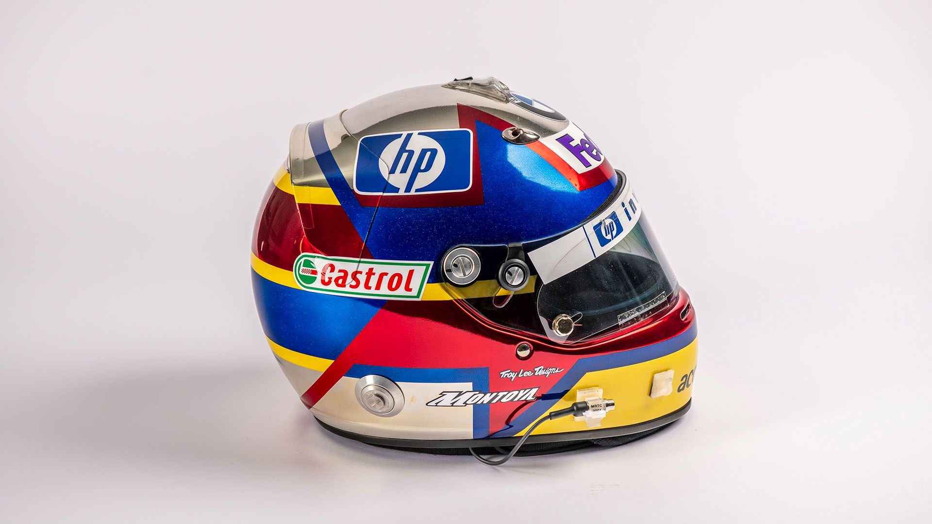 Broad Arrow Auctions | Juan Pablo Montoya Signed Original 2004 Williams Helmet