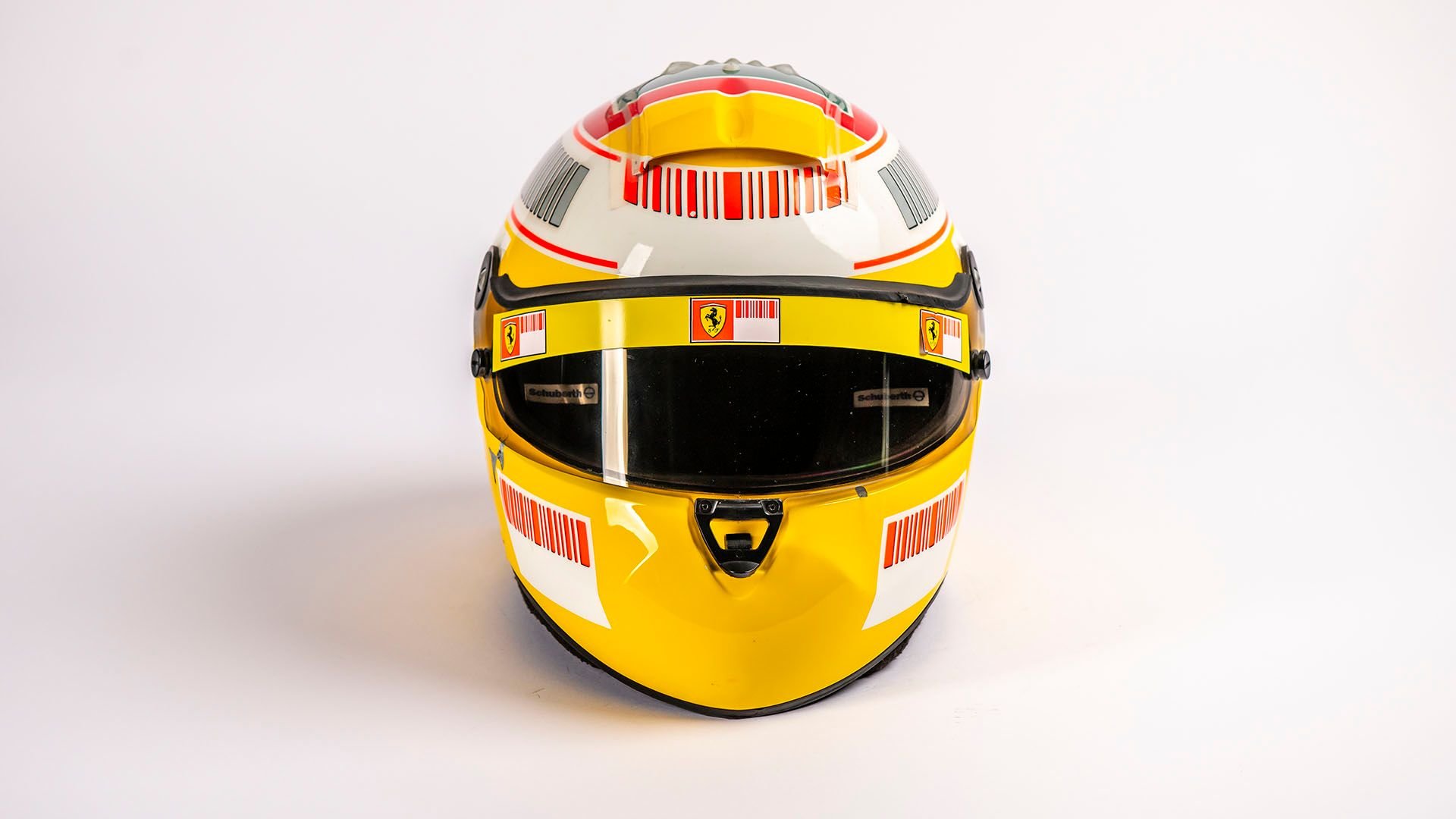 Broad Arrow Auctions | Luca Badoer 2007 Original Ferrari Helmet