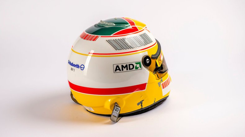 Broad Arrow Auctions | Luca Badoer 2007 Original Ferrari Helmet